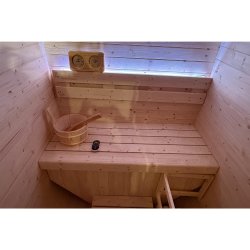 Sauna Ga&iuml;a Urban - Spruce FS med 6 kw elovn